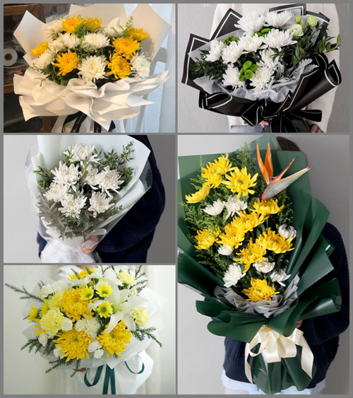 浙江省温州乐清市乐成街道白事花束代送